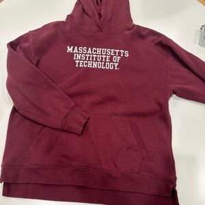 MIT Burgundy Hoodie